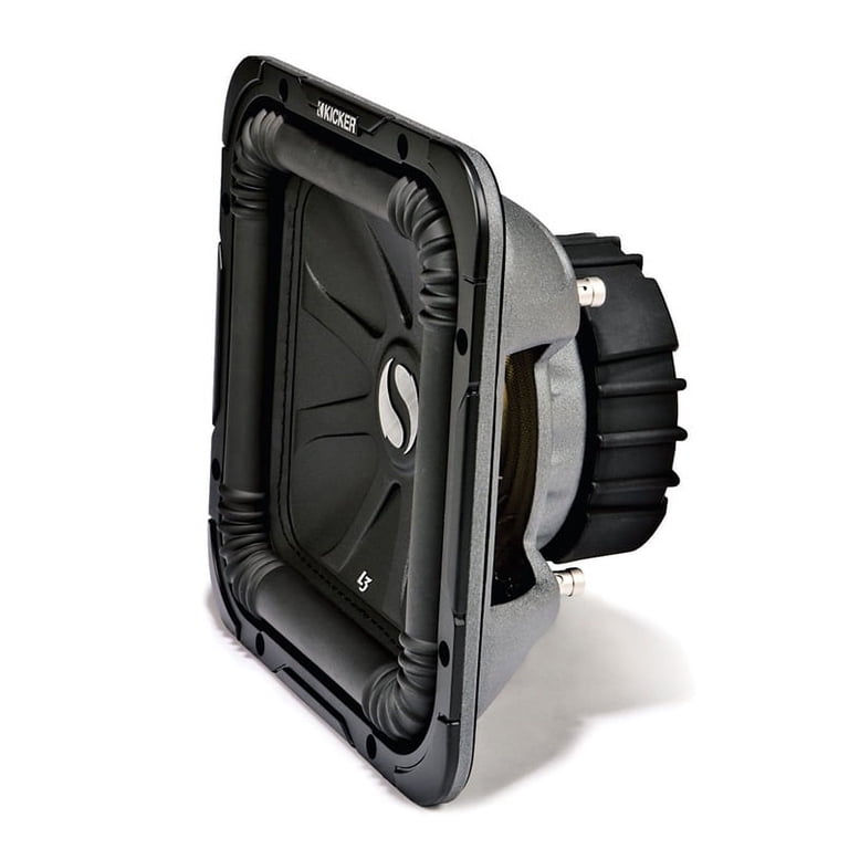 Kicker 11S10L34 Car Audio Solobaric L3 Dual 4 Ohm Square Subwoofer