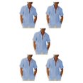 thumbnail image 2 of Guardurnaity Viajar Senderismo Estilo casual Camisa con botones para hombres Niños Verano Playa Caminar Tops Ropa diaria Ropa ligera Type2 NO2, 2 of 6