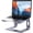D-Space Gray, variant on LS03 Aluminum Laptop Stand, Ergonomic Detachable Computer Stand, Notebook Riser, Laptop Mount Compatible with Air, Pro, Dell, HP, Lenovo More 10-15.6" Laptops, Silver
