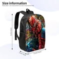 thumbnail image 3 of MARVEL Spider-Man Large Capacity Backpack - Ergonomic, Lightweight & Durable Polyester with Multiple Pockets, Perfect for Work,, 3 of 6
