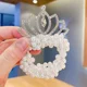 thumbnail image 2 of Corona de perlas de moda para niños, lazos elásticos para niños, accesorios para el cabello para niñas, sombreros para bebés, 1 piezas, 2 of 4