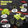 thumbnail image 5 of Huge Wave Remote Control Cars for Boys, 2.4Ghz RC Dinosaur Toys for Boys 3-6, RC Monster Trucks with Light & Sound Spray, Birthday Christmas Gift for Boys 3 4 5 6 7 8, Green, 5 of 8