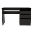 thumbnail image 1 of FM FURNITURE Louisiana Engineered Wood Writing Computer Desk in Black Wenge, 1 of 8