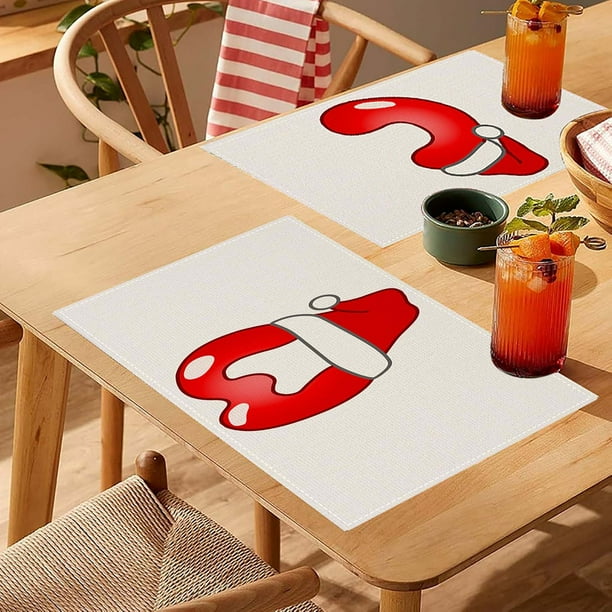 Mantel con Letras Navideñas para Mesas Festivas, Mantel con Diseño de Banderas para El Té, Mantel para Reuniones Festivas y Restaurantes.