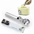 thumbnail image 2 of Ice Cream Scoop Stainless Steel Cookie Scoop Multifunctional Manual Portable Ice Cream Scooper for Home Hotel Restaurant, 2 of 8