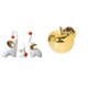 thumbnail image 1 of Esculturas de elefantes, figuras de cerámica, estatuas decorativas, esculturas de frutas, adornos de escritorio adecuados para la decoración del hogar, 1 of 8