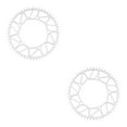 thumbnail image 1 of xinxixnxx Improved Performance And Wide Compatibility - Durable Bike Crank set Bicycles Crank Chain Ring 52T silver 2Set, 1 of 6