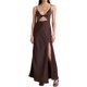 thumbnail image 1 of Txlixc Vestido de verano femenino, collage spaghetti Ribbon Deep V - neck spaghetti Txlixc moda, 1 of 7