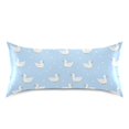 thumbnail image 3 of Geese Dot Pattern Pillowcase Queen Size 30''x20'' Satin Double-Sided Print Soft Wrinkle Resistant, 3 of 9