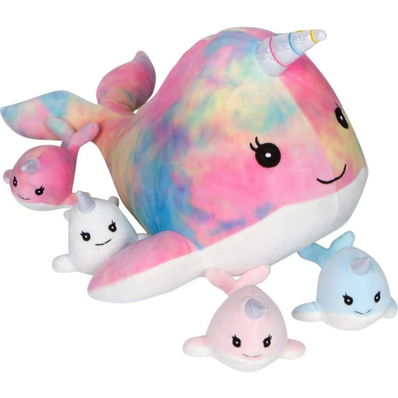 Snugababies Narwhal Unicorn Stuffed Animals for Girls