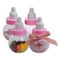 thumbnail image 2 of Craft and Party - 3" Mini Plastic Milk Bottle Fillable Baby Shower Favor Decoration 12 Pcs (Pink), 2 of 6