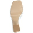thumbnail image 5 of Journee Womens Ellington Inset Covered Block Heel Slip On Sandals, 5 of 8