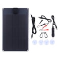 thumbnail image 1 of Panel Solar 25W 18 V Dispositivo Carga USB Cargador Batería 5 Rápida Con Clip Enchufe Encendedor para Cigarrillos Auto, 1 of 9