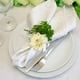 thumbnail image 1 of Metal Mesh Flower With Diamonds Napkin Clasp Napkin Ring Hotel Platter Ring Ring Jewelry Holiday Party Table Decoration Napkin Ring, 1 of 6