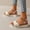 beige, variant on Women's Low Heel Summer Sandals: Adjustable Ankle Strap Design with Open Toe & Platform Wedge Sole - Breathable Casual Beach shoes Comfort