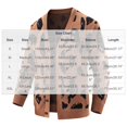 thumbnail image 3 of MXALUOB Men's Cardigan Sweater Leopard Print V Neck Winter Fashion Sweaters Button Up Long Sleeve Casual Tops Soft Warm Coat, 3 of 6