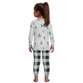thumbnail image 5 of Jolly Jammies Baby and Toddler Unisex Holiday Green Plaid Matching Family Pajamas Sleepwear Set, 2-Piece, 5 of 7