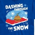 thumbnail image 3 of SpongeBob SquarePants - Dashing Through The Snow Plankton Christmas - Men's Short Sleeve Graphic T-Shirt, 3 of 6