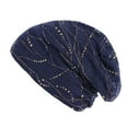 thumbnail image 2 of Cheers.US Womens Cotton Beanie Lace Turban Soft Sleep Cap Chemo Hats Fashion Slouchy Hat, 2 of 2
