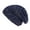 Navy Blue, variant on Ludlz Women Lace Slouchy Beanie Hip-Hop Soft Lightweight Running Beanie Adult Dwarf Hats Chemo Cap