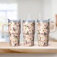thumbnail image 2 of 20OZ Dog Themed Daily Use Tumbler with Handle Stainless Steel Insulated Cup Special Dog Lover Gifts Unique Birthday Christmas Presents for Dog Lovers Women Men Fits Most Car Cup Holders, 2 of 6