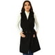 thumbnail image 2 of Abrigo Chaleco Diseño Roman Fashion 2140 Negro G, 2 of 6