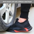 thumbnail image 3 of Safety Trainers Men Steel Toe Cap Trainers Lightweight Safety Shoes for Women Work Boots Non-Slip Industrial Protective Breathable, 3 of 7