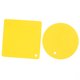 thumbnail image 2 of uds 2 redondo 3 cuadrado estera de panal de silicona almohadillas calientes multiusos para mesas de platos calientes amarillo, 2 of 14