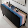 thumbnail image 5 of Blue Pink Brown Ombre Table Runner 48 Inches Long, Vintage Farmhouse Wooden Kitchen Coffee Dining Table Decoration for Home Party Birthday Wedding Home Decor 13x48 Inches, 5 of 8