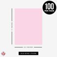 thumbnail image 6 of 8.5 x 11" Ultra Pink Color Paper Smooth, for School, Office & Home Supplies, Holiday Crafting, Arts & Crafts | Acid & Lignin Free | Regular 20lb Paper - 100 Sheets, 6 of 6
