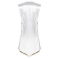 thumbnail image 6 of Aislor Liturgical Dancewear for Women Sleeveless Side Lace-up Church Worship Praise Dance Tunic Dress White XL, 6 of 6