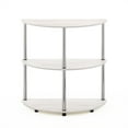 thumbnail image 4 of Furinno Frans Turn-N-Tube Contemporary Composite Wood Console Table with Shelves, White Oak, 4 of 7