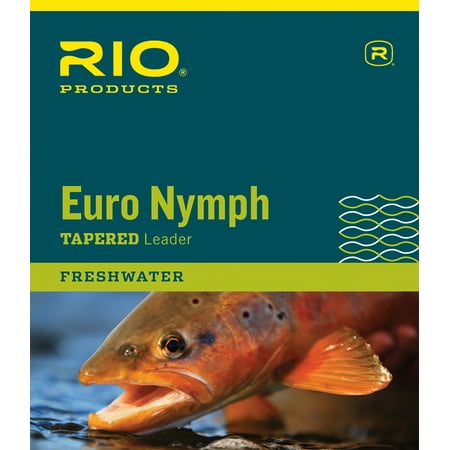 RIO 2-Tone European Nymph Trout Fly Line Leader w/ Tippet (Best Wet Flies For Brown Trout)