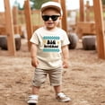 thumbnail image 5 of Big Brother Retro Lightning Shirt for Sibling Reveal Baby Announcement Outfits Natural Shirt Youth Small, 5 of 7