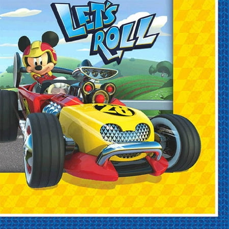 Mickey Mouse Napkins - Mickey Mouse 'Mickey and the Roadster Racers' Small Napkins (16ct)