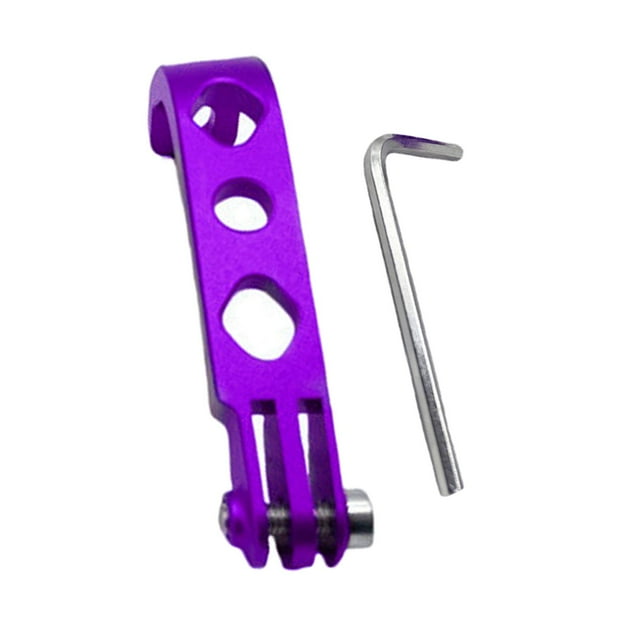 Soporte de montaje de linterna universal Soporte de agarre LED Extensión de arco Aleación de aluminio Púrpura Zulema Titular de la luz de la bicicleta
