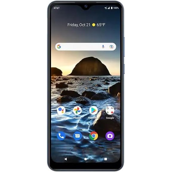 Pre-Owned Wiko Motivate Max/Ovation 3 32GB 3GB Blue Fair Condition - AT&T Prepaid Locked