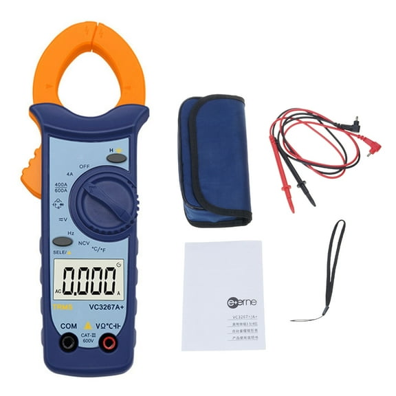 Auto Ranging True RMS Clamp Meter With NCV Detection And Relative Value Measurement For Electrical Maintenance