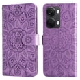 thumbnail image 1 of Funda tipo cartera GANGXUN para OnePlus Nord 3 , diseño girasol, cuero PU, soporte, cierre magnético, tarjetero, 1 of 5