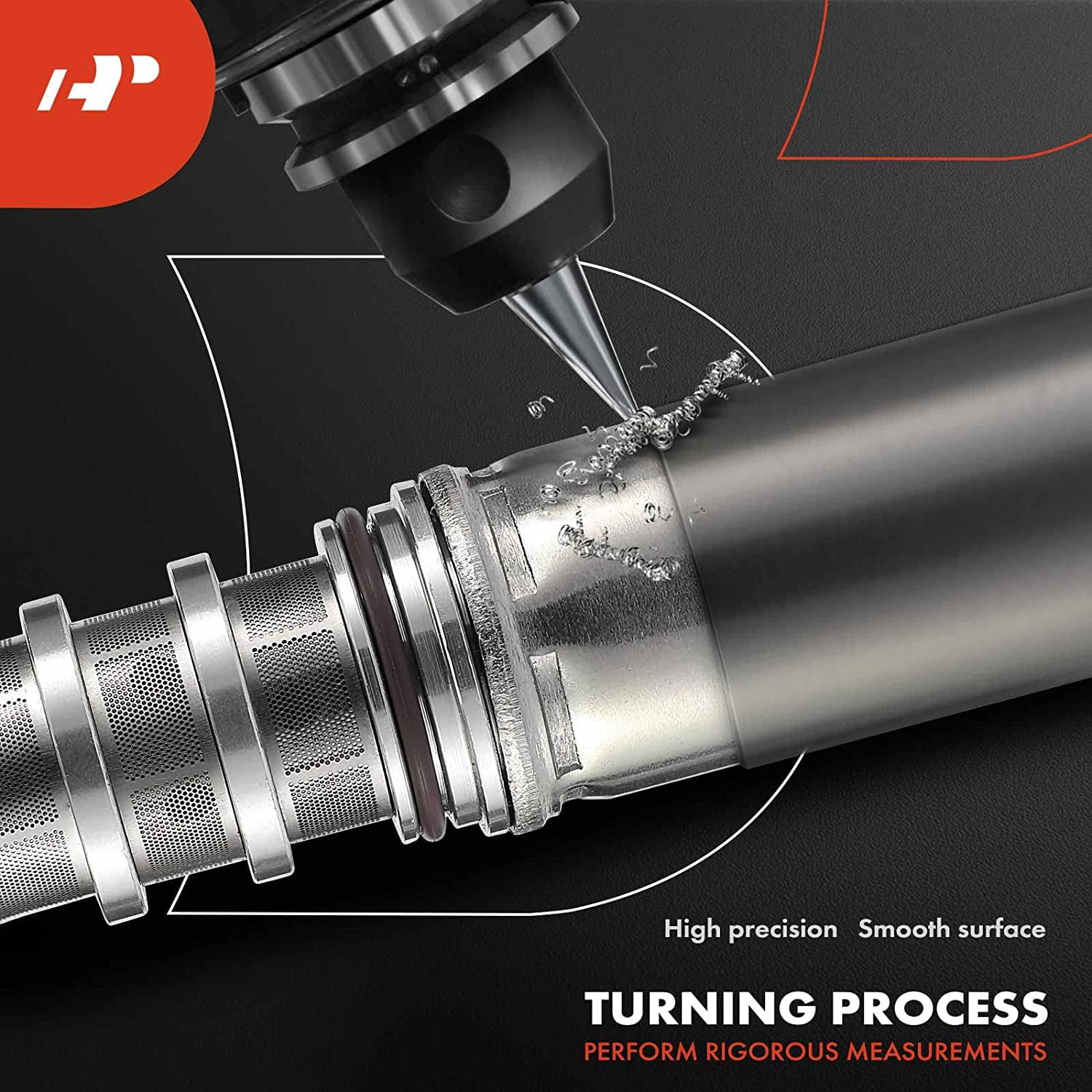 A-Premium 2-PC Engine Variable Valve Timing (VVT) Variable Camshaft Timing (VCT) Control Solenoid Compatible with Ford, Lincoln and Mercury Vehicles - 4.6L 5.4L 3V Engine - Replaces 8L3Z-6M280-B