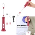 thumbnail image 3 of Espumador de leche eléctrico perfecl 3 velocidades rojo, 3 of 8