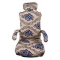 thumbnail image 1 of Abbracc Housse de Fauteuil de Bureau Douce Lavable Polyester pour Chaise d'Ordinateur Imprimé Fleuri, 1 of 6