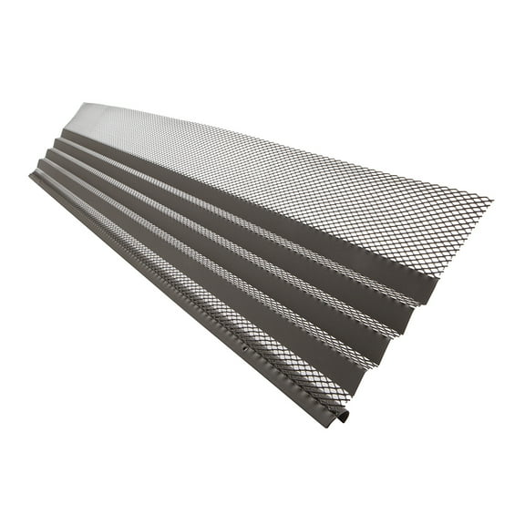 Amerimax Home Products 638010 Hoover Dam Gutter Guard, Black, 10 pack