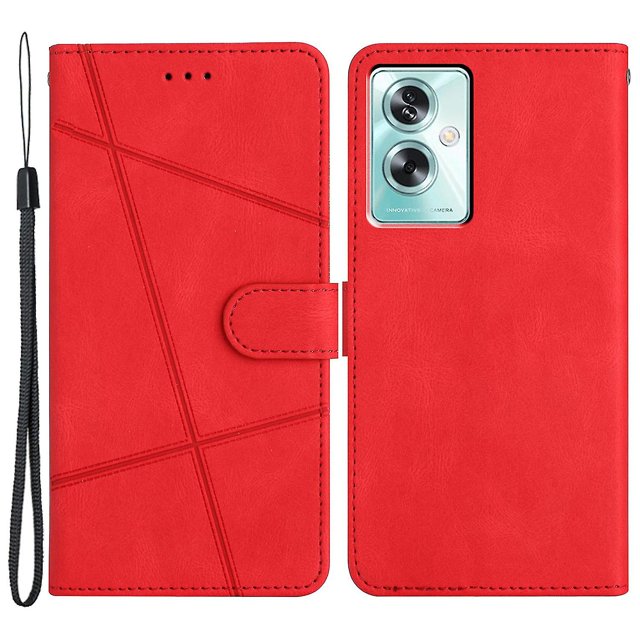 Pour Oppo A79 5g / A2 5g Étui Empreinte Texture Cheval Fou Support Housse de Protection
