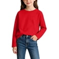 thumbnail image 5 of StSilkitty Long Sleeve Basic T-Shirts for Boys Girls Cotton Crewneck Tee Shirts Lightweight Breathable Pullover Tops, 5 of 7