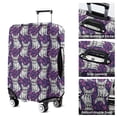 thumbnail image 5 of Purple French Bulldog Luggage Cover Fashion Suitcase Cover Baggage Covers Fit 25-28 Inch Luggage (Go Travel), 5 of 5