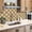 Gbs004, variant on Kitchen Bathroom Backsplash Tiles Geometric Brown and Beige Tones Marble Sink Countertop Peel and Stick Wall Sticker Mural 12x12 10PCS/Set