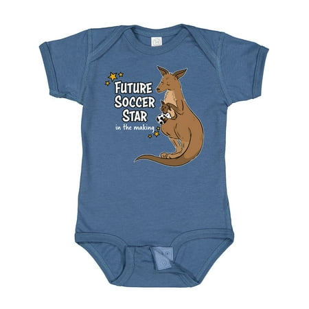 

Inktastic Kangaroo Future Soccer Star in the Making Gift Baby Boy or Baby Girl Bodysuit