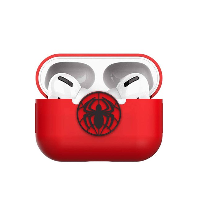 Funda de silicona NARYM Avengers compatible con Airpods 3 roja