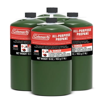 Coleman All Purpose Propane  Cylinder 16 oz, 4-Pack